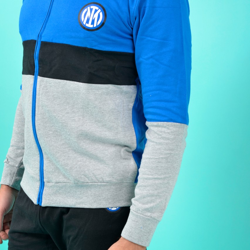 Pigiama Inter Uomo Planetex - Maglia E Pantaloni In Pile, Ufficiale FC Internazionale - Foto 8