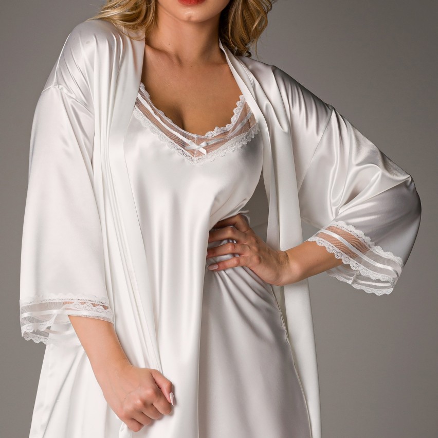 Completo sposa kimono + sottoveste Agata Lunatica