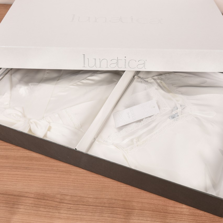 Completo sposa kimono + sottoveste Agata Lunatica