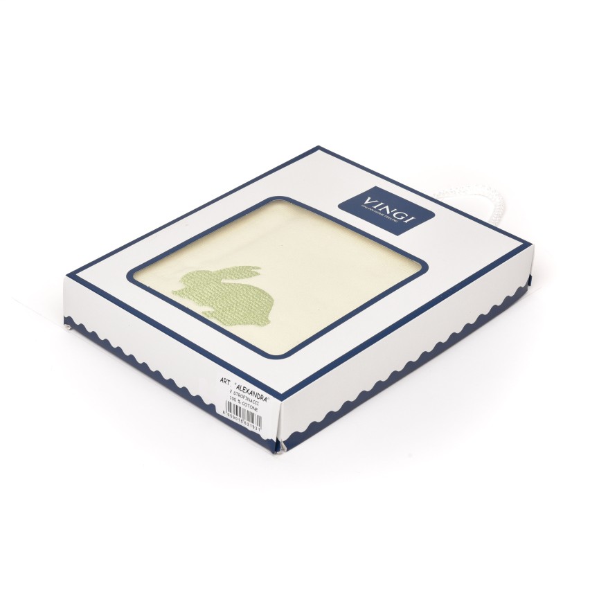 Strofinacci Vingi per cucina 100% cotone Alexandra conigli 2 pz