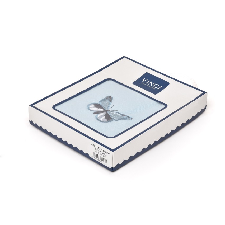 Strofinacci Vingi per cucina 100% cotone Alexandra farfalle 2 pz