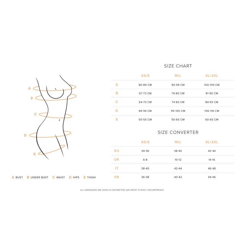 Body sexy intimo cavallo aperto donna teddy Obsessive Alissium