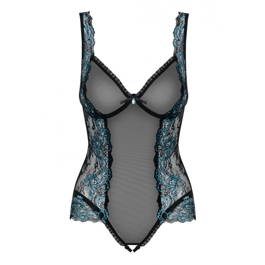 Sexy body con ferretto Obsessive amanta teddy cavallo aperto 