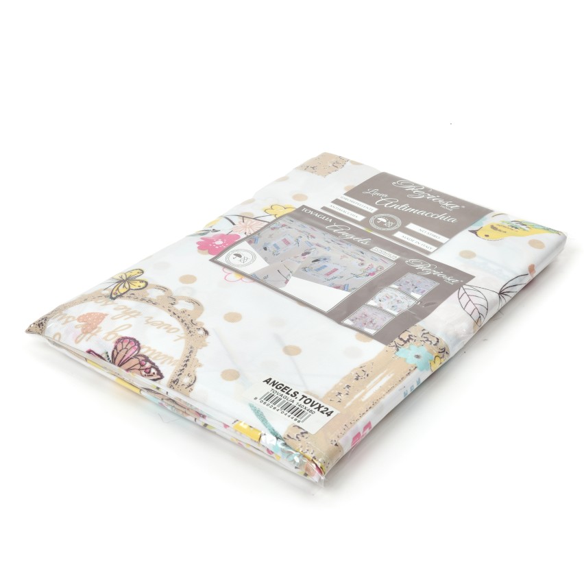 Tovaglia antimacchia idrorepellente colorata natura Preziosa Angels E