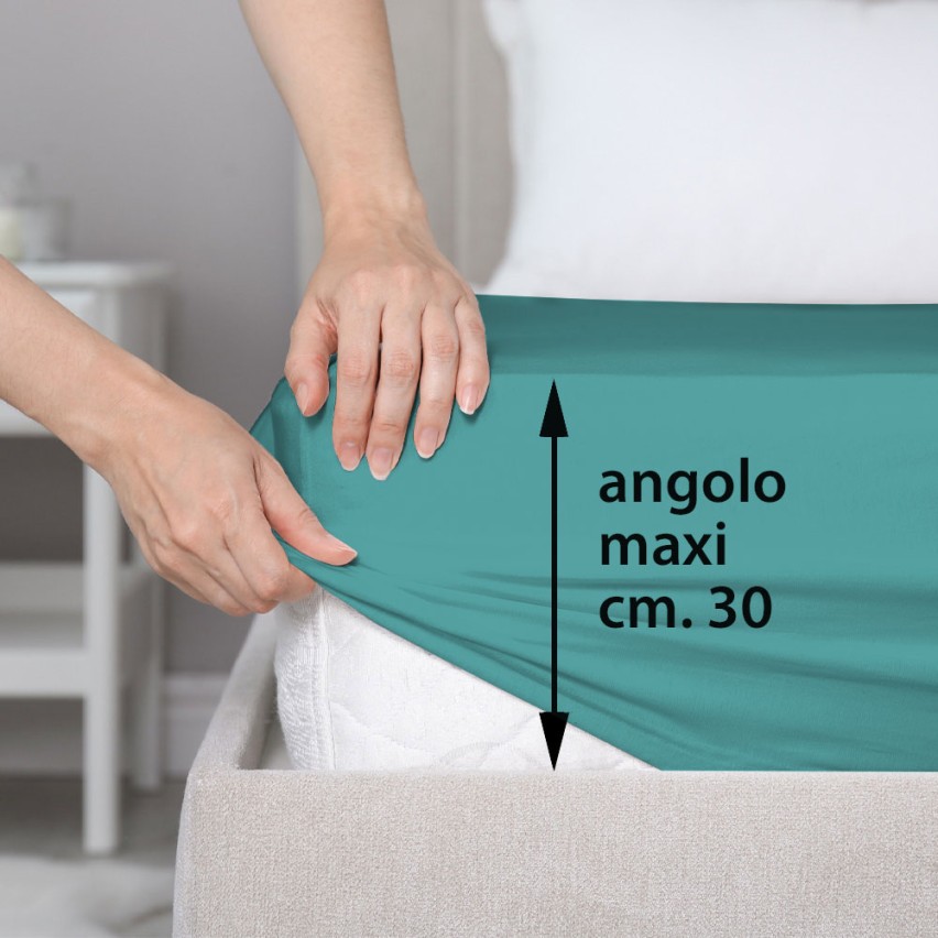 Lenzuolo di sotto con angoli Zer0bed 100% cotone
