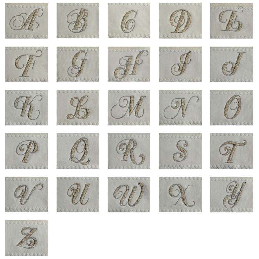 Asciugamani con iniziale 1+1 Vingi Alfabeto