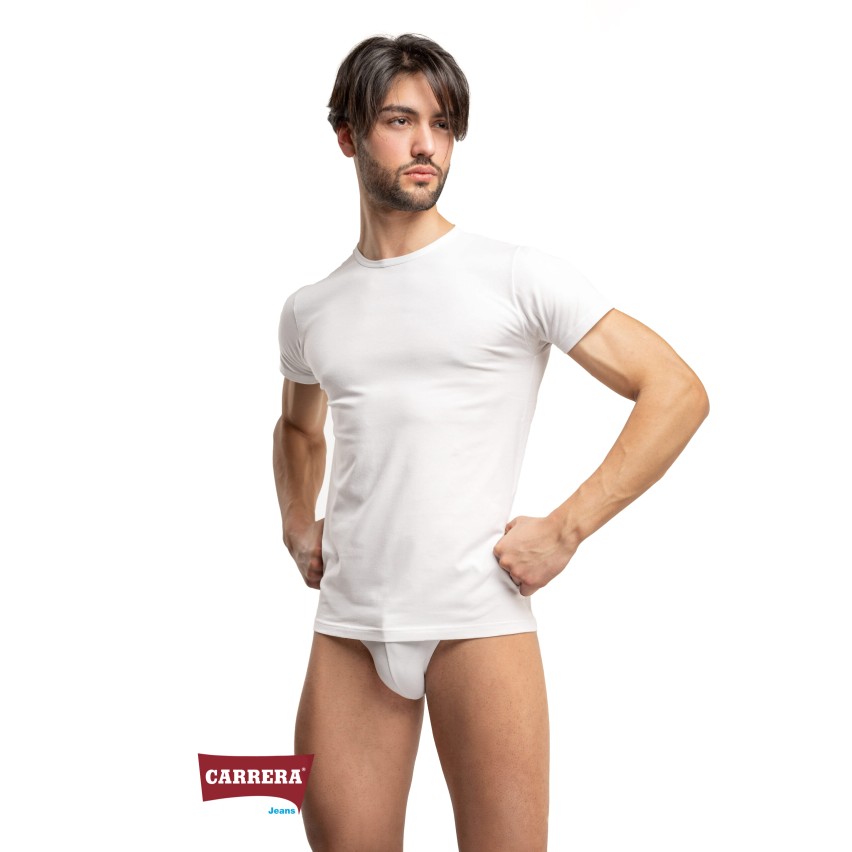 Maglia uomo Carrera Car.077 manica corta collo tondo 
