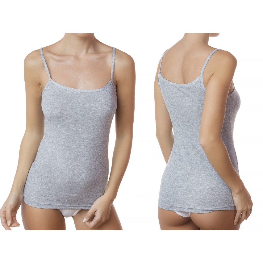 Canottiera Donna JADEA - Spalla Stretta, Cotone Ed Elastan, Comfort E Stile - Foto 2