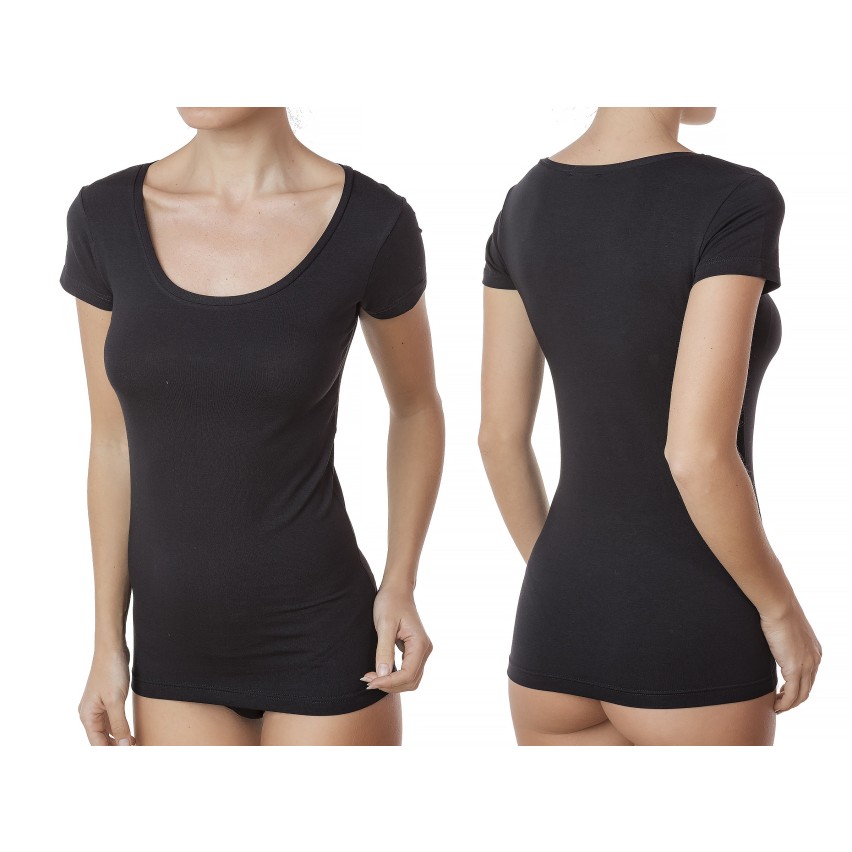 Maglia donna Jadea 4181 manica corta cotone modal