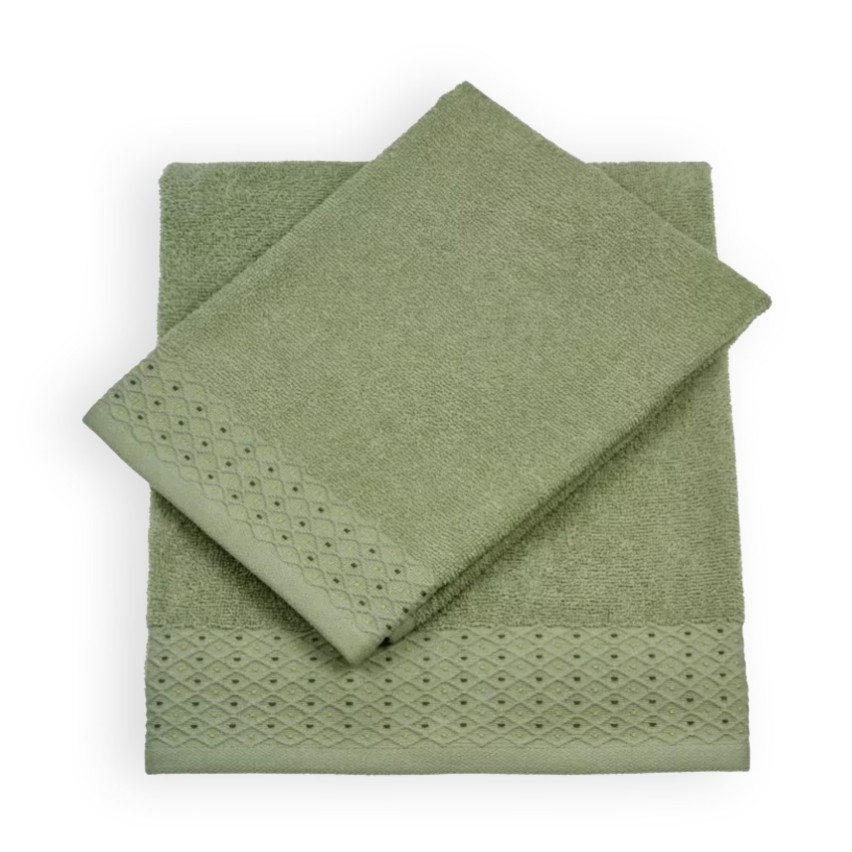 Vingi set asciugamani viso + ospite Assia cotone