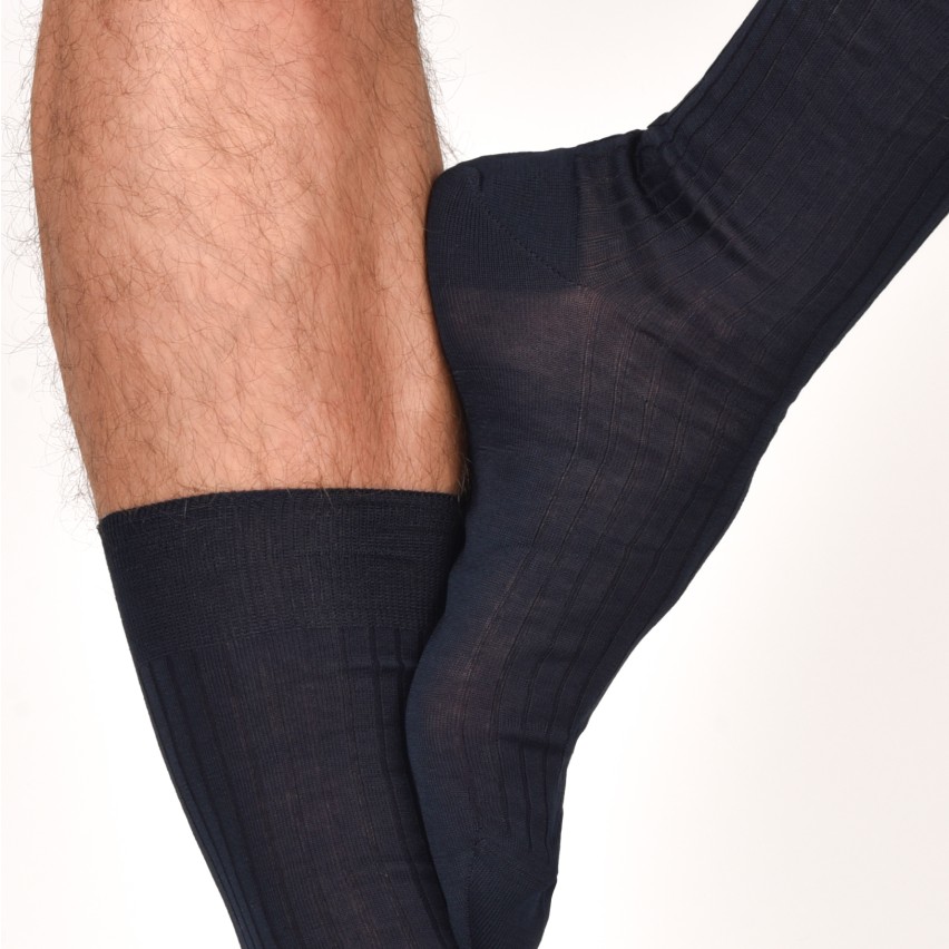 Calze corte Filo di Scozia 100% cotone Prisco Aston 3 paia