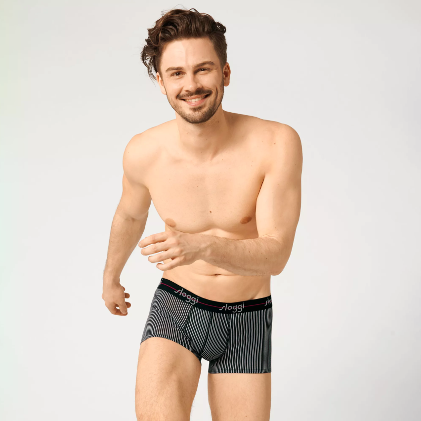 Boxer uomo sloggi short hipster 2 pezzi 