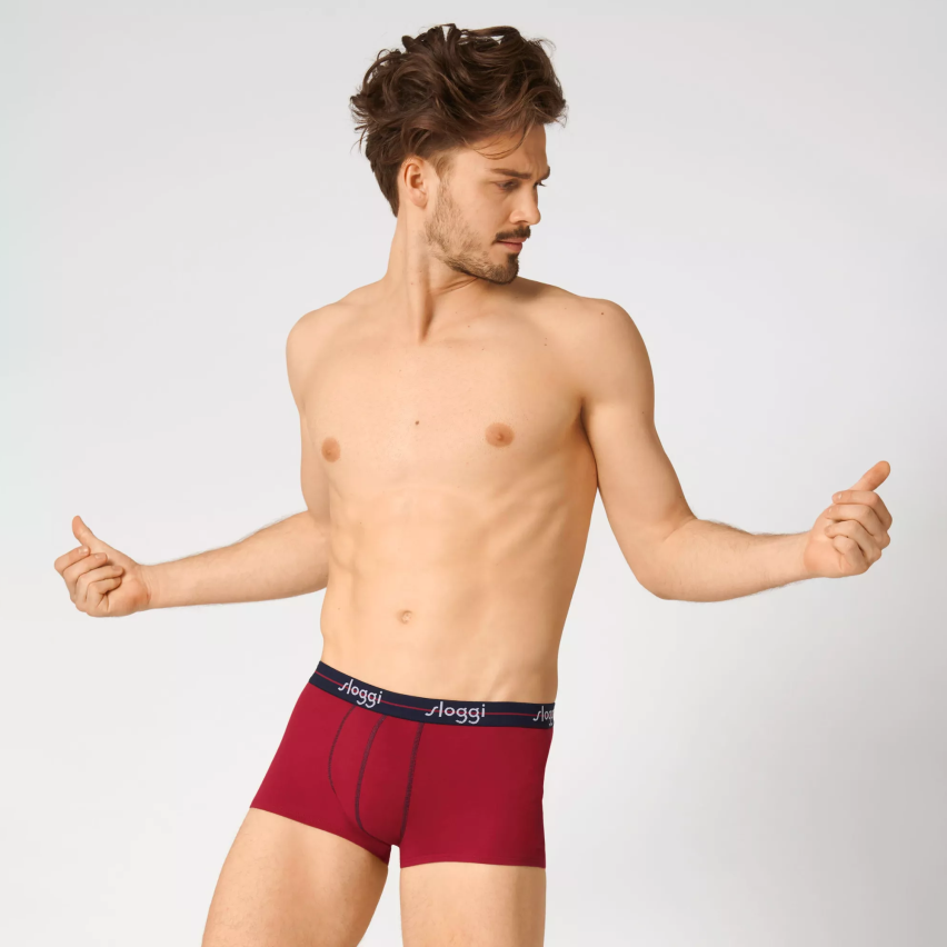 Boxer uomo sloggi short hipster 2 pezzi 