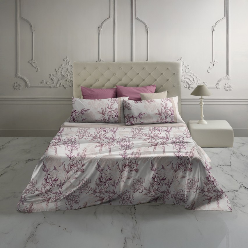 Completo Letto matrimoniale fantasia floreale Laura Biagiotti Izar