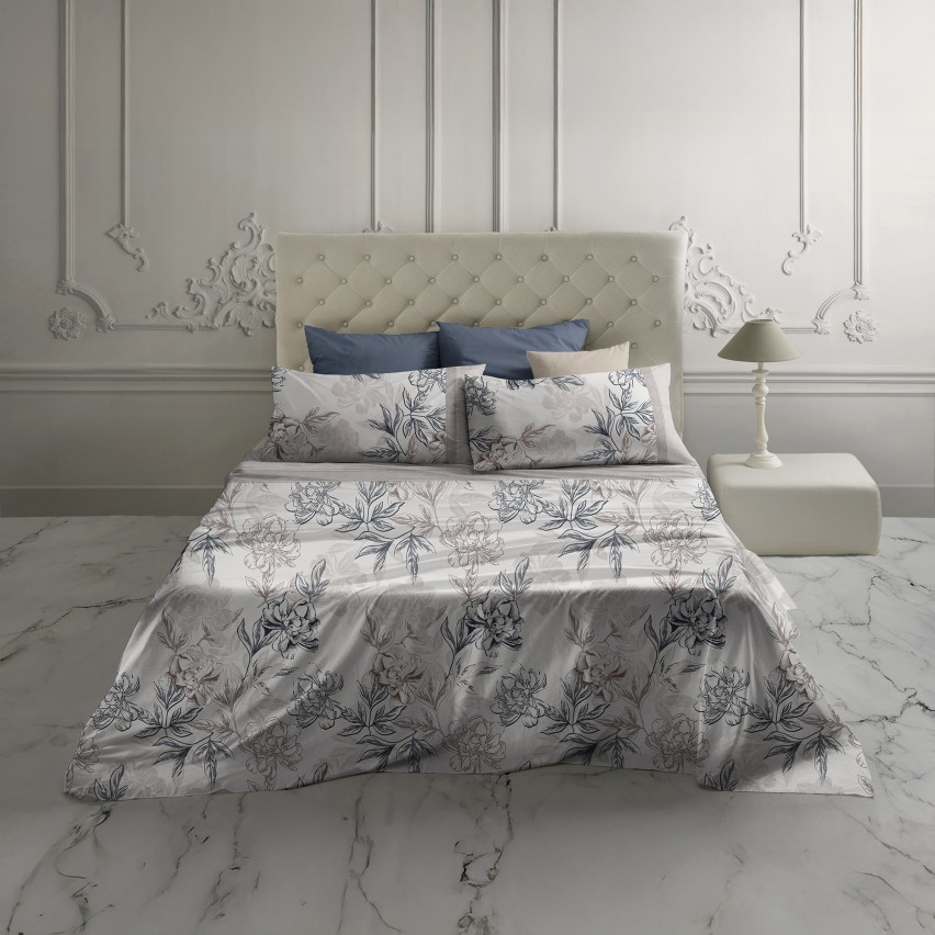 Completo Letto matrimoniale fantasia floreale Laura Biagiotti Izar