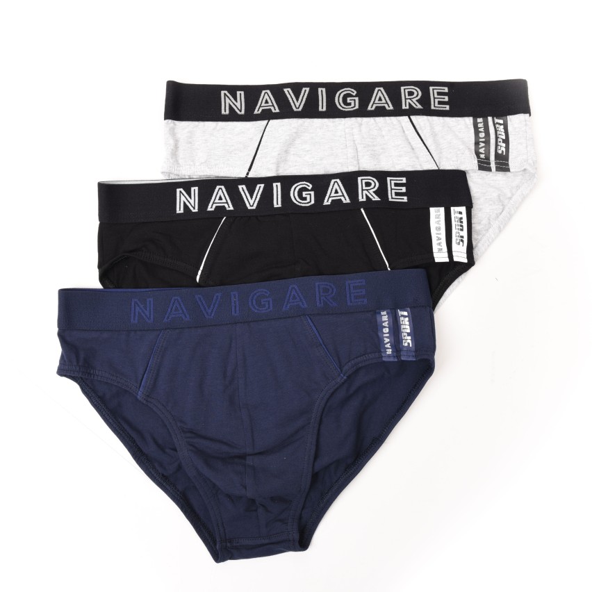 Slip Navigare uomo B212203Z elastico logato 3 pezzi