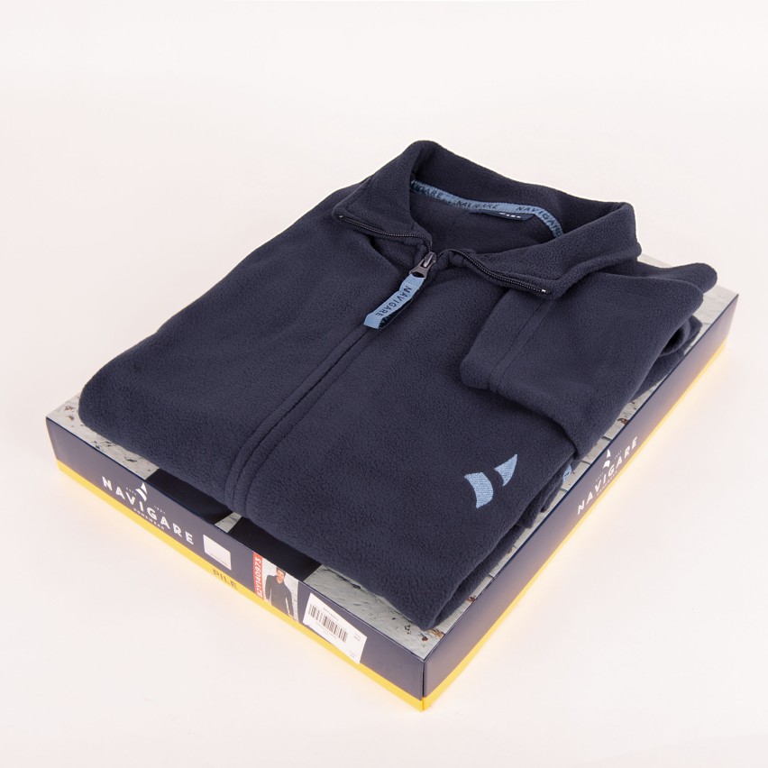 Giacca Da Camera Navigare 140973 Aperta Pile Blu Intimorosa