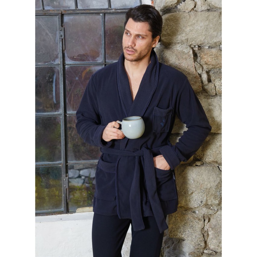 Giacca Camera Navigare 14900 Aperta Con Cinta Pile Blu Intimorosa