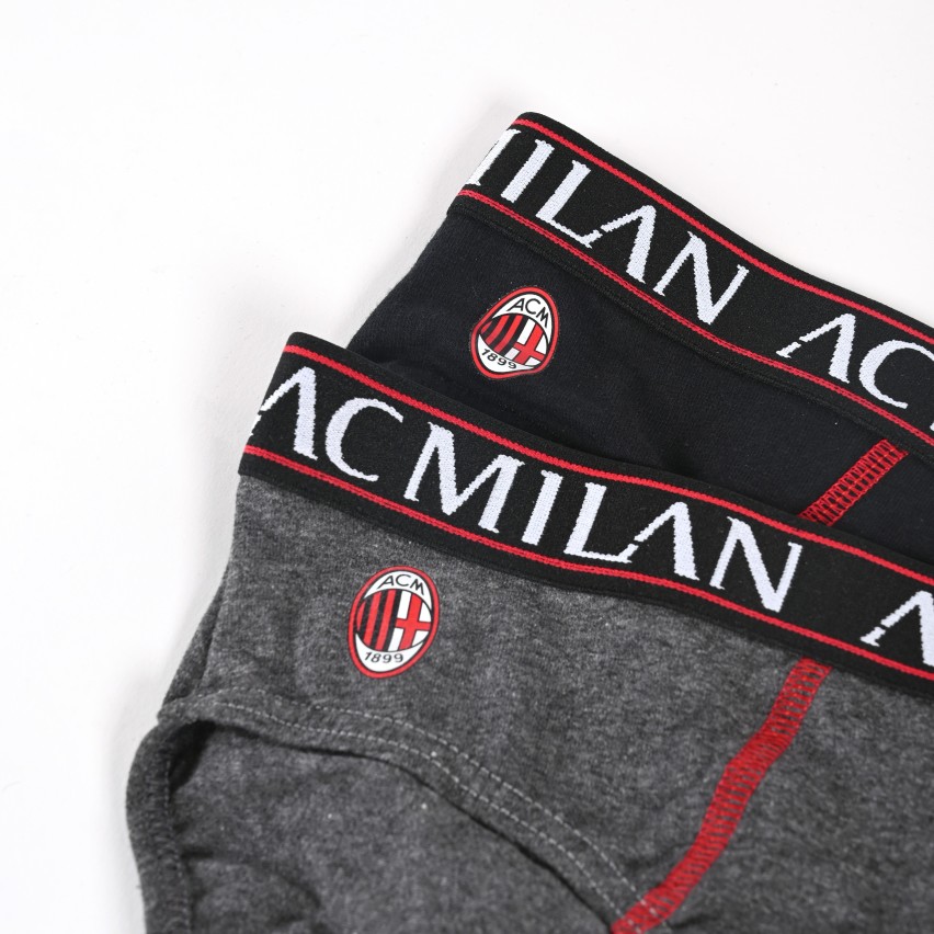 Slip uomo assortite in cotone AC Milan Hermet 2 pz