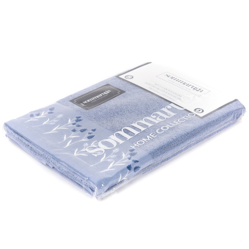 Asciugamani Ospiti 2 pz Rosa 30x50 cm 360 g/m² 100