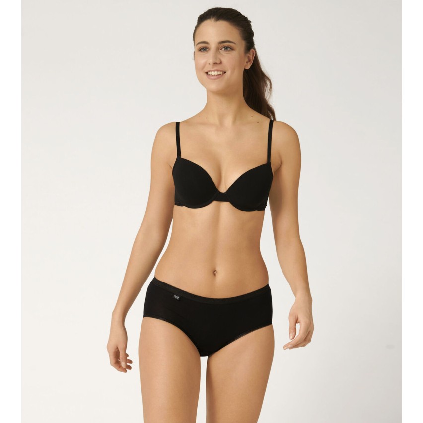 Slip donna Sloggi midi cotone elasticizzato 4 pezzi