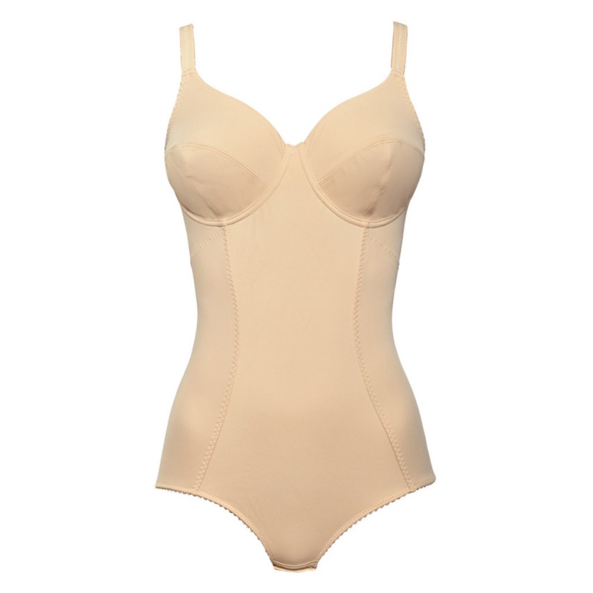 Body contenitivo con ferretto Sièlei 975 coppa C in microfibra 