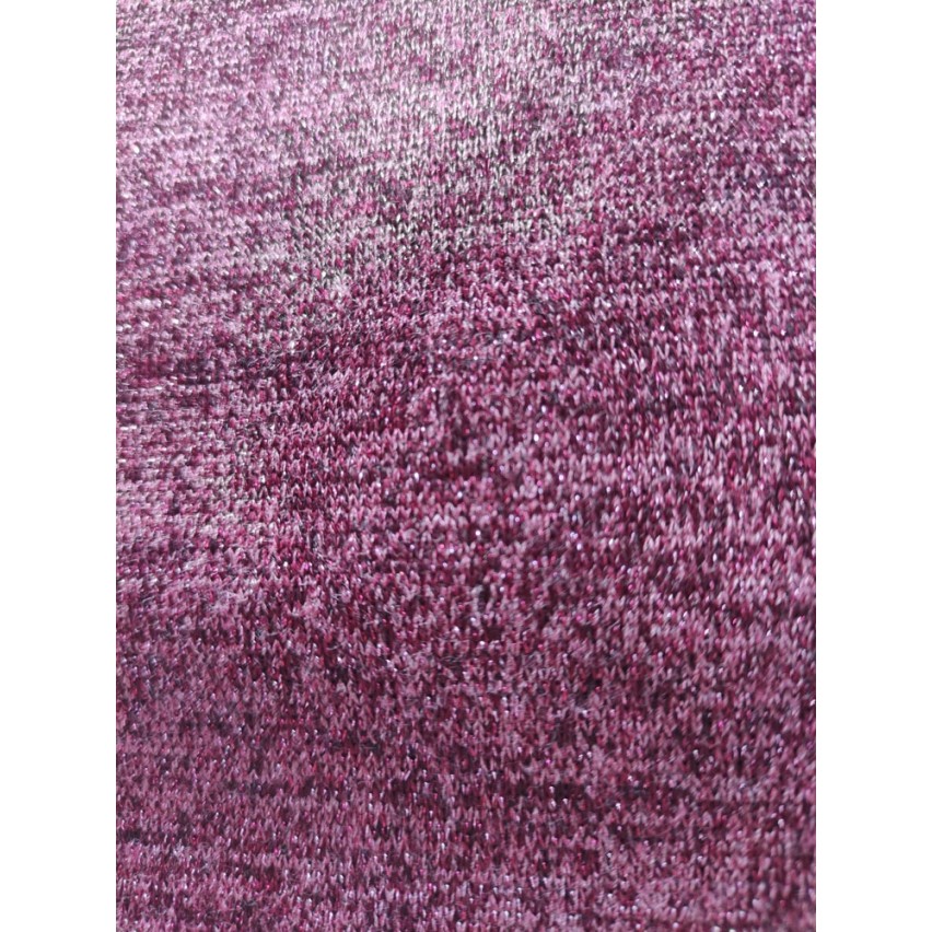 Maglia lupetto donna Biancaluna Kissimo GL13 nera laminata argento