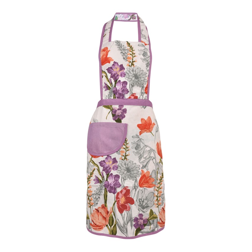 Grembiule Da Cucina Donna Floreale 2 Pezzi - Morbido Con Tasca Grande - Idea Regalo Per Chi Ama Cucinare - 2