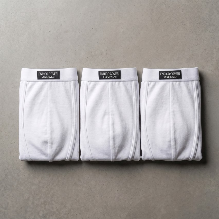 Boxer uomo Enrico coveri eb1002 in cotone bielastico 3 pz