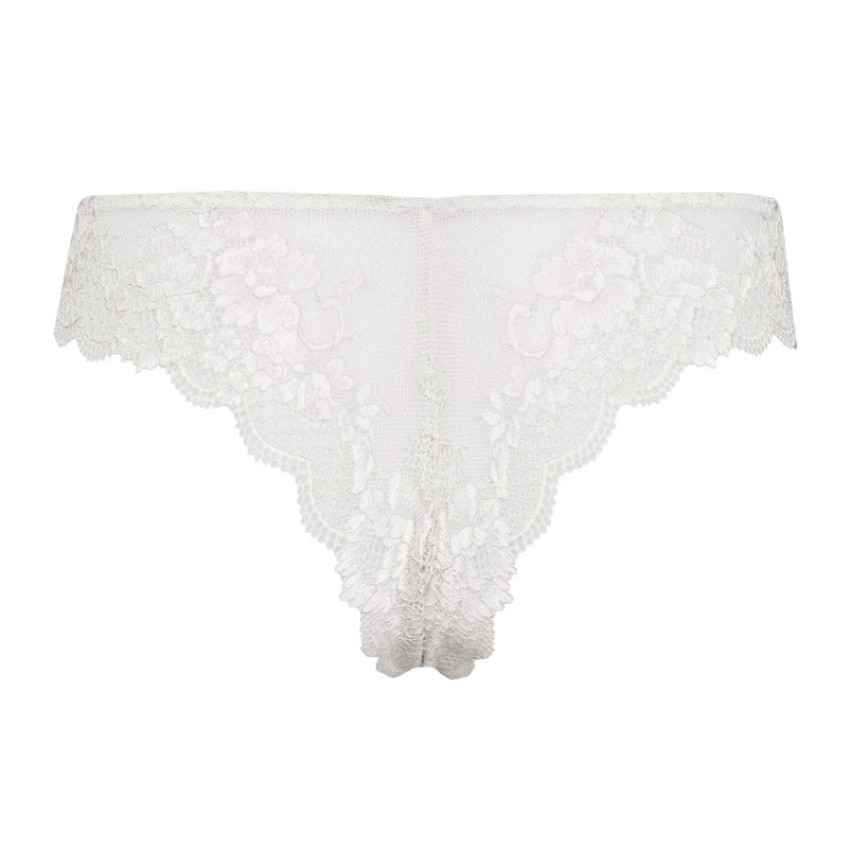 SIELEI Brazilian with Lace 2447 Wonder Lace, White, 2