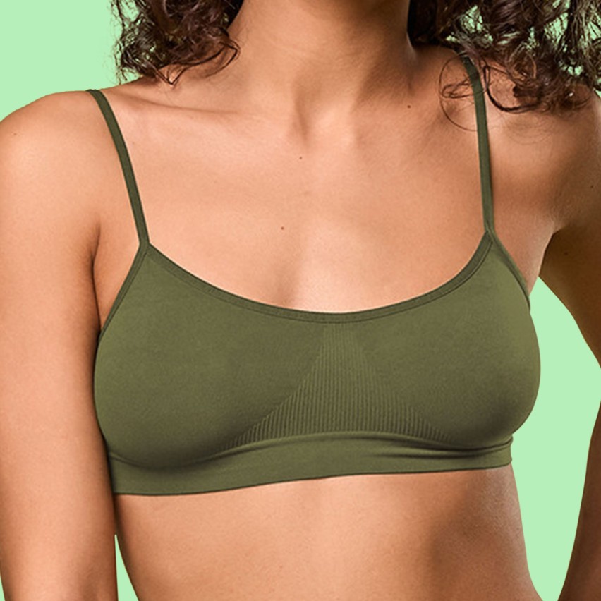 Brassiere in microfibra donna a bretellina