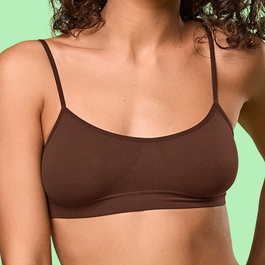 Brassiere in microfibra donna a bretellina