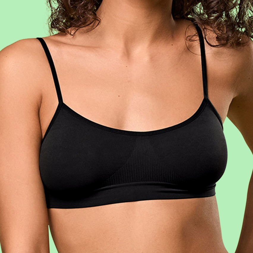 Brassiere in microfibra donna a bretellina