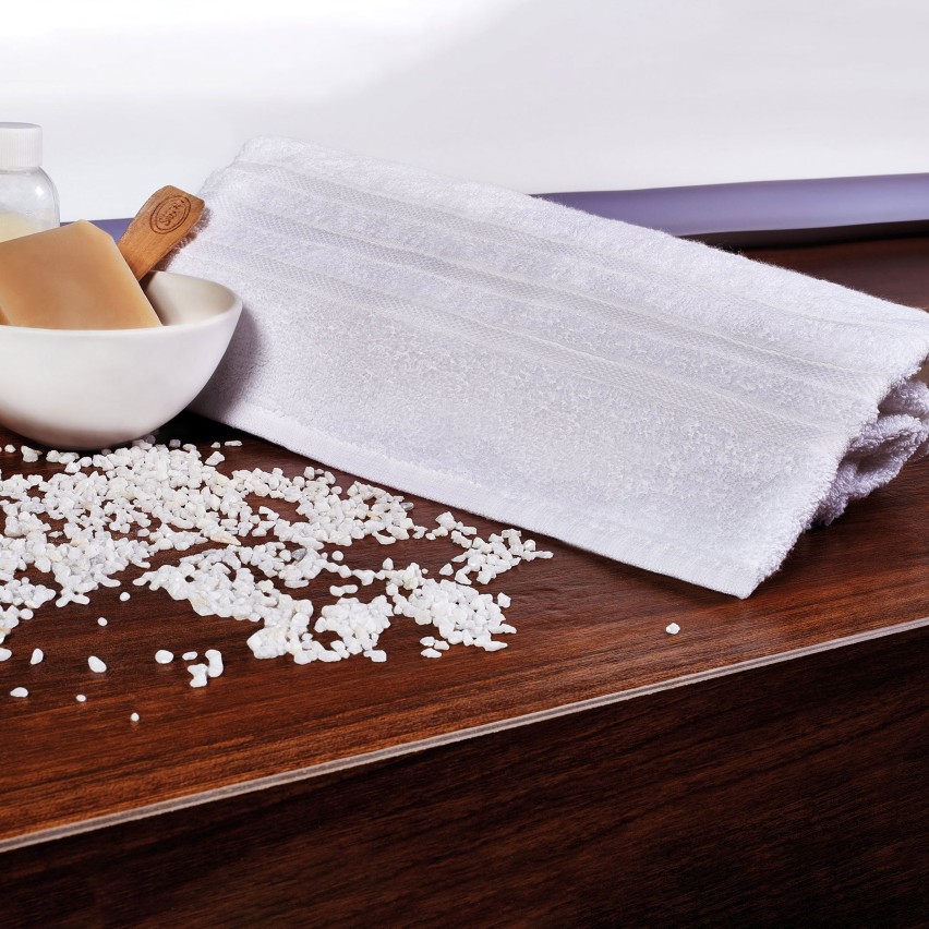 Set 3 pezzi hotellerie Vingi 100% cotone bianchi