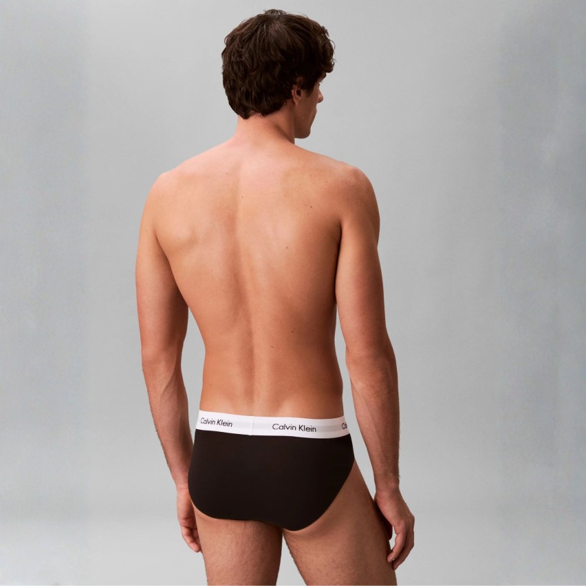 Slip uomo in cotone elasticizzato cotton stretch Calvin Klein - Pack da 3