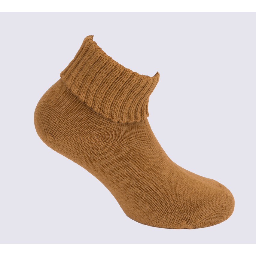 Calze donna invernali Pezzini calde morbide taglia unica senape 