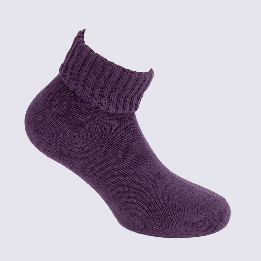 Footstar Calzini in peluche da donna e da uomo, con fondo morbido o ABS (6 paia), Dark Mix, 39-42