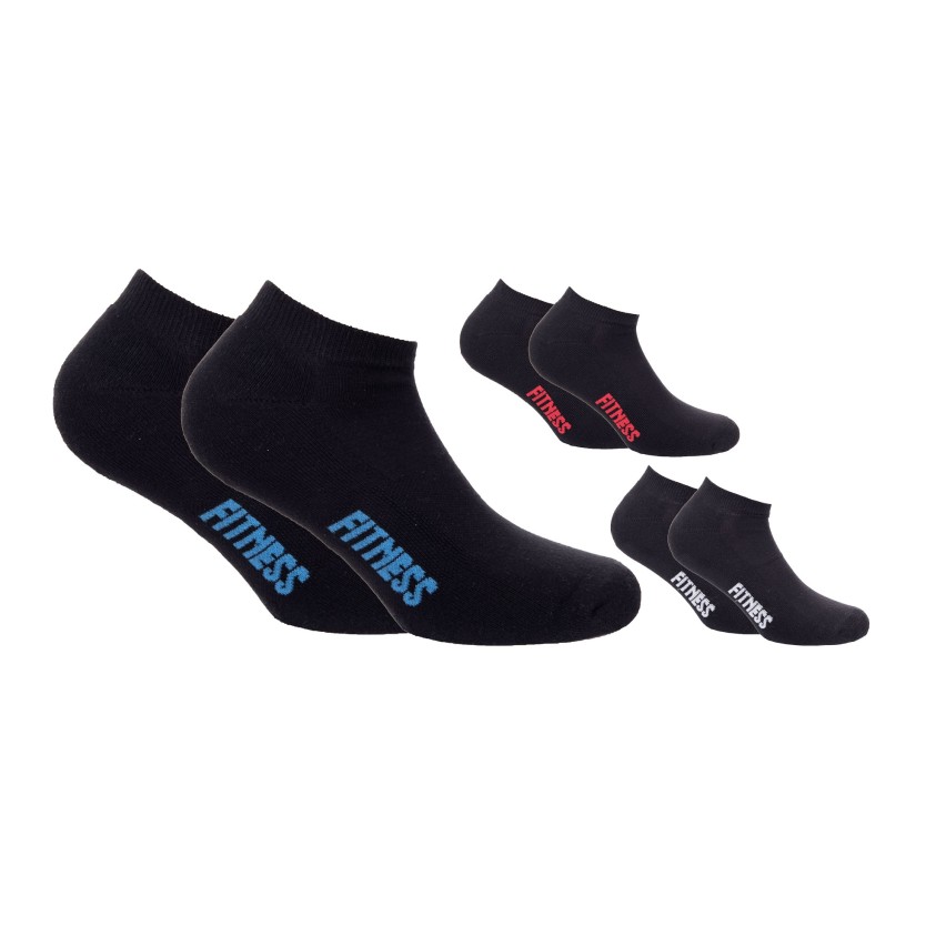 Minicalze unisex uomo donna con soletta in spugna Blu calze Fitness 3 paia 