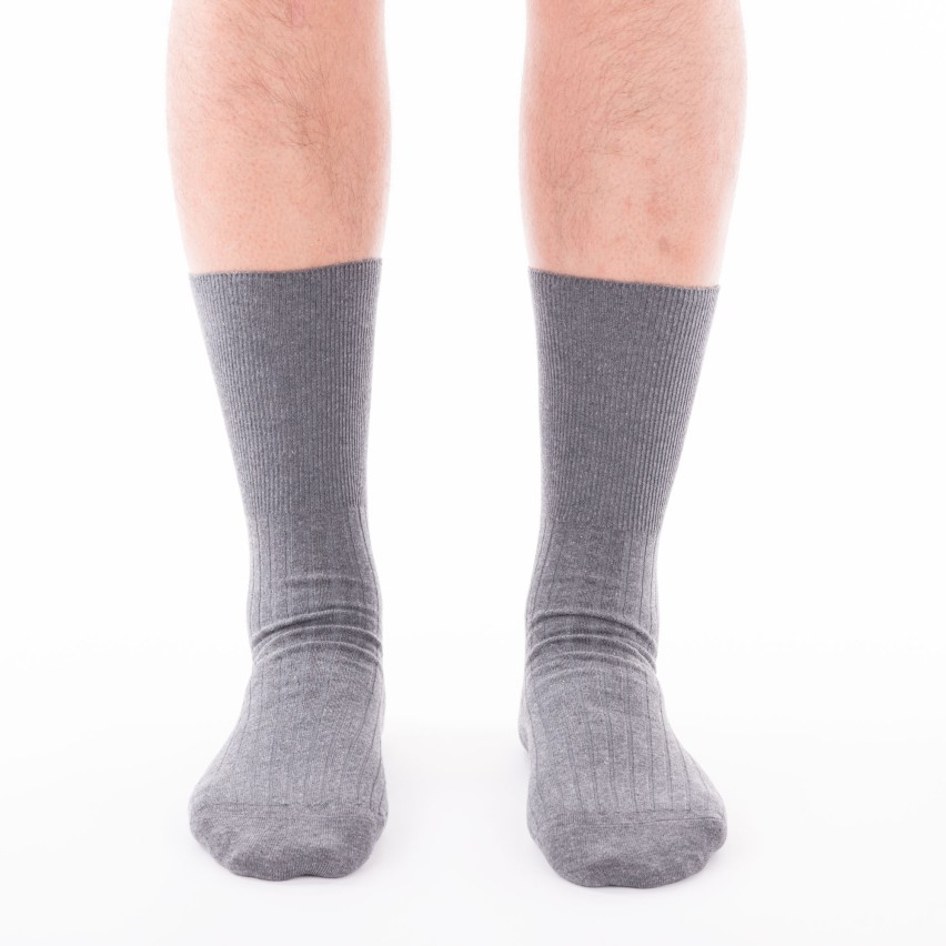 Calze Uomo Sanitarie In Caldo Cotone Con Polsino Senza Elastico 
