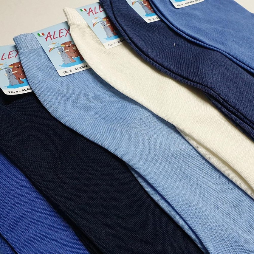 Calze Corte Bambina Calzini Fantasmini Bambino LEON D'ORO Cotone