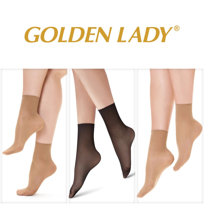 Calzino Golden Lady velato 30 den. taglio vivo 6 paia