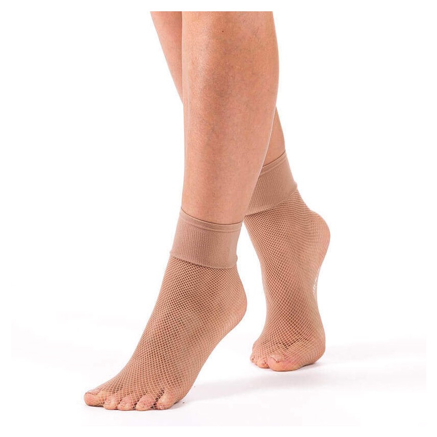 Calzini donna Bellissima micro rete polsino comfort 