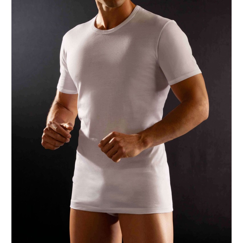 Maglia intima uomo Cagi 1318 filo di scozia manica corta 