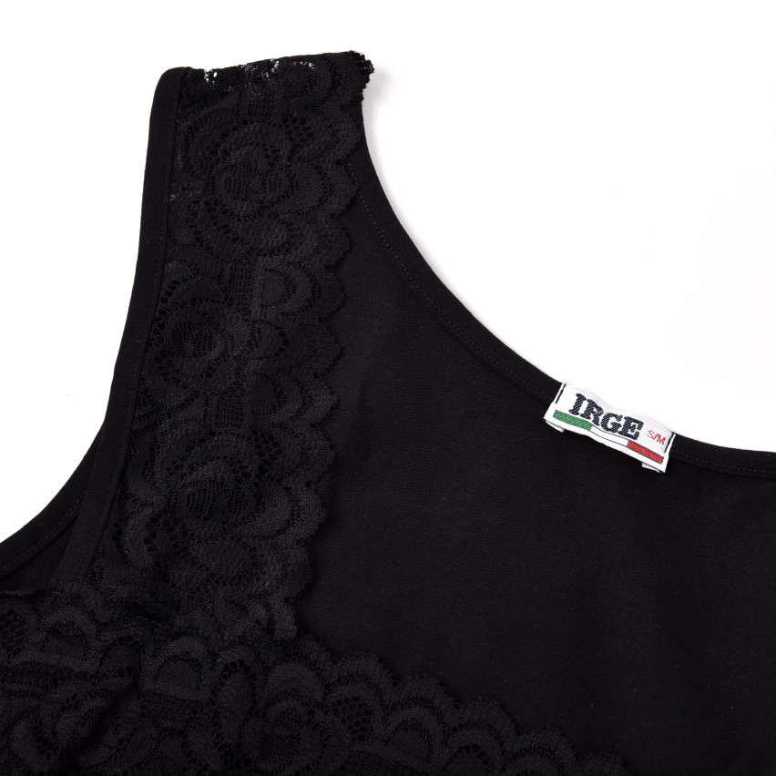 Canotta donna Irge IR/MD/19 spalla larga con pizzo