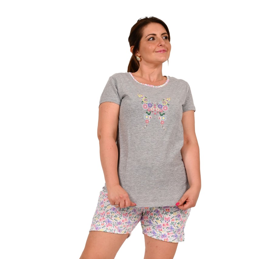 Pigiama Estivo Donna ADMAS Taglia S | Cotone e Viscosa Capri