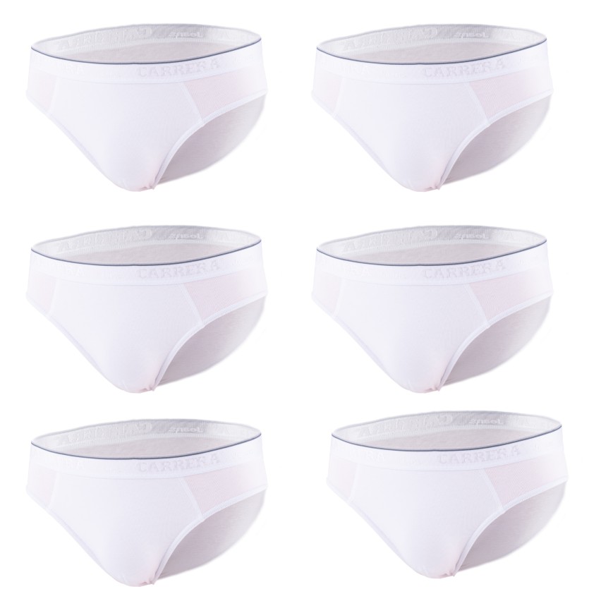 Slip uomo Carrera Car 031 con elastico logato 6 pezzi