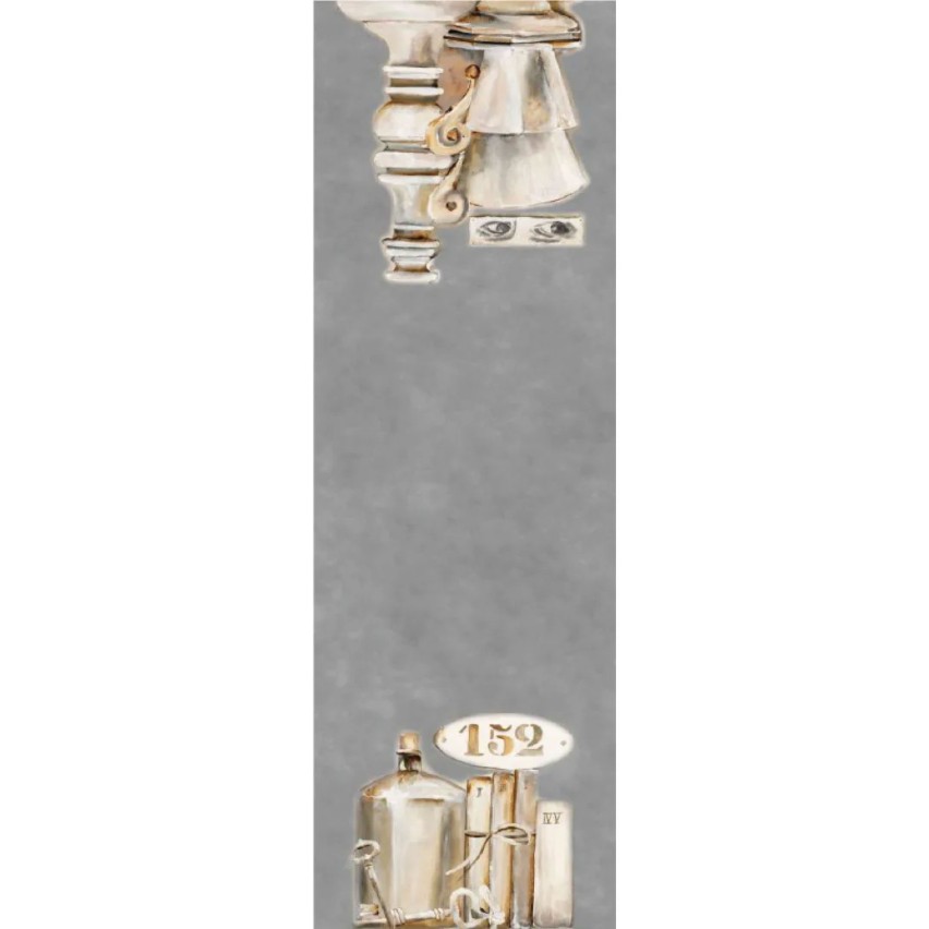 Runner tavolo in cotone dis. 18 Vingi 45x140