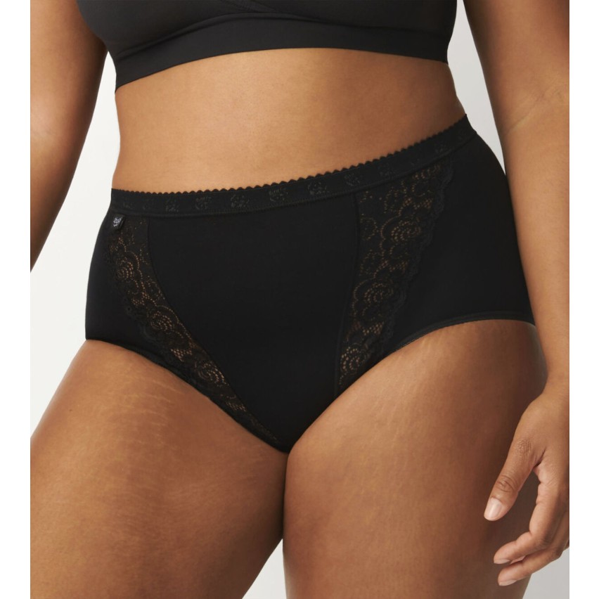 Slip donna Sloggi maxi chic cotone e pizzo 4 pezzi