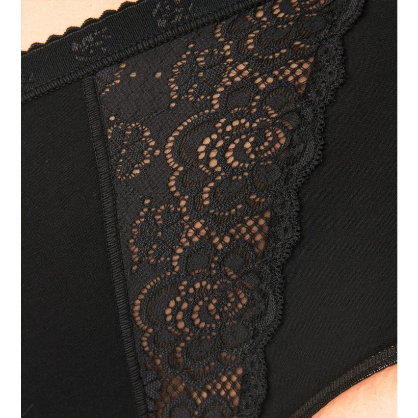 Slip donna Sloggi maxi chic cotone e pizzo 4 pezzi