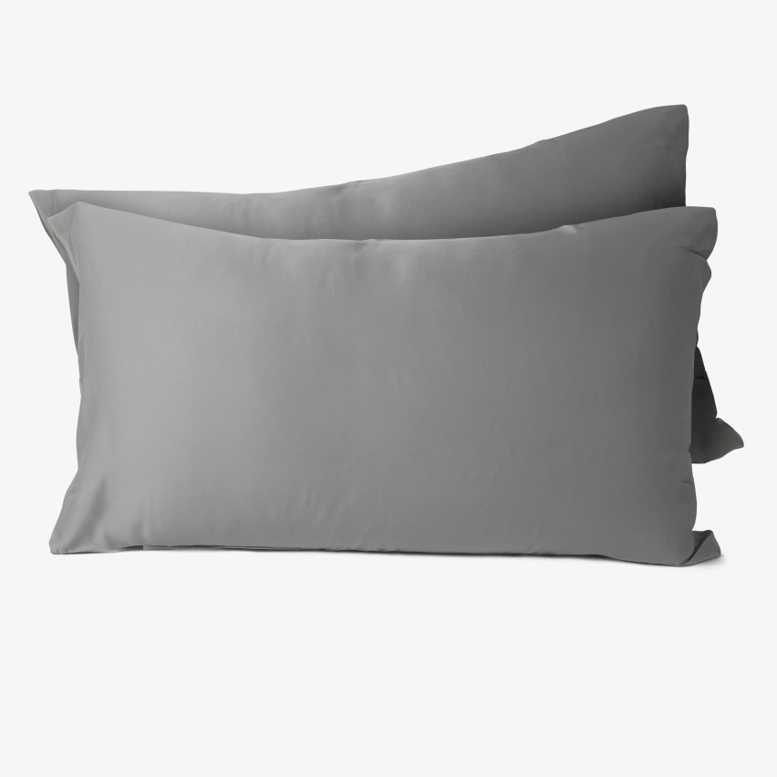 Coppia di federe 100% seta di Bamboo Biancaluna clara